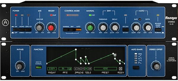 open zoom image for Arturia Flanger BL-20 Effect Software, Digital Download, Action Position Front