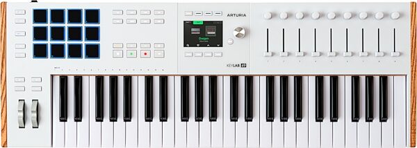 open zoom image for Arturia KeyLab 49 MK3 USB MIDI Controller Keyboard, White, Action Position Back