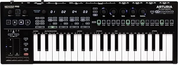 open zoom image for Arturia KeyStep Pro Chroma Keyboard Controller Sequencer, Action Position Back