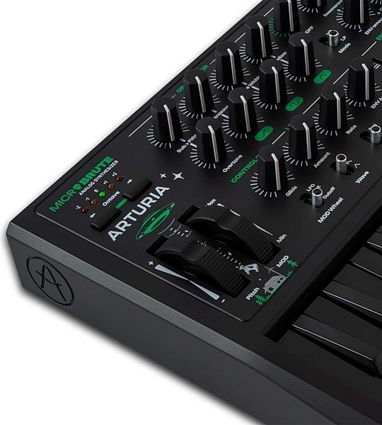 open zoom image for Arturia MicroBrute UFO Analog Synthesizer, New, Action Position Back