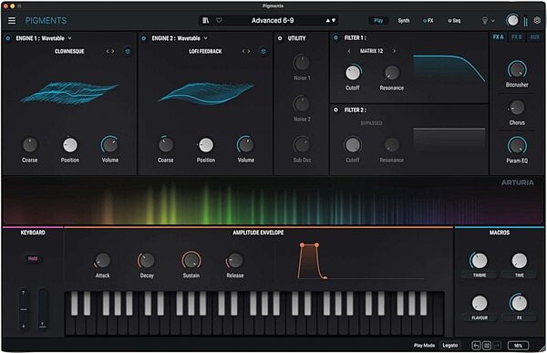 open zoom image for Arturia Pigments 7 Software Instrument, Digital Download, Action Position Back