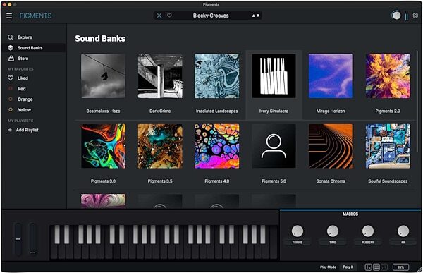 open zoom image for Arturia Pigments 7 Software Instrument, Digital Download, Action Position Back