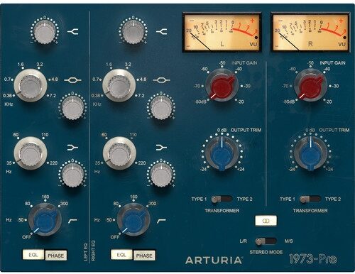 open zoom image for Arturia Pre 1973 Effect Software, Digital Download, Action Position Front