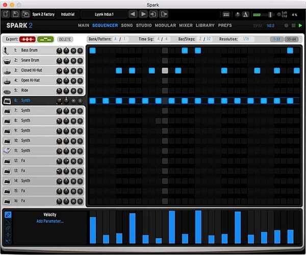 open zoom image for Arturia Spark 2 Software Instrument, Digital Download, Action Position Back