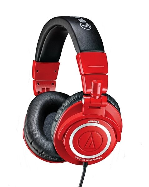 open zoom image for Audio-Technica ATH-M50 Closed-Back Stereo Monitor Headphones, Red