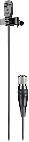 open zoom image for Audio-Technica MT830cH Omnidirectional Condenser Lavalier (Microphone Only), Black, for Wireless - cH, Main