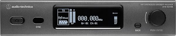 open zoom image for Audio-Technica ATW-3211N892X 3000 Series Wireless Headworn Microphone System (Network-Enabled), Band DE2 (470.125 - 529.975 MHz), Beige, Action Position Back