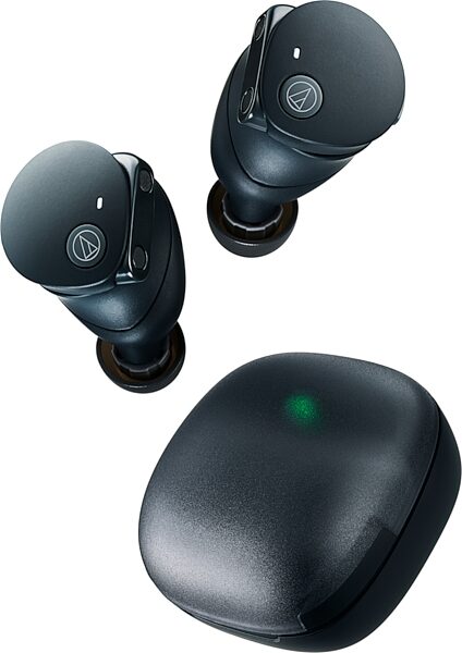 open zoom image for Audio-Technica ATH-CKS50TW2 Wireless Earbuds, Black, Action Position Back