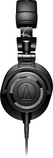 open zoom image for Audio-Technica ATH-M50x "ENSO" Limited Edition Headphones, Black, Open Box (Like New), Action Position Back