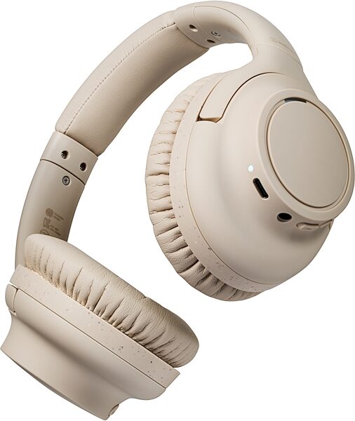 open zoom image for Audio-Technica ATH-S300BT Wireless Headphones, Beige, Action Position Back