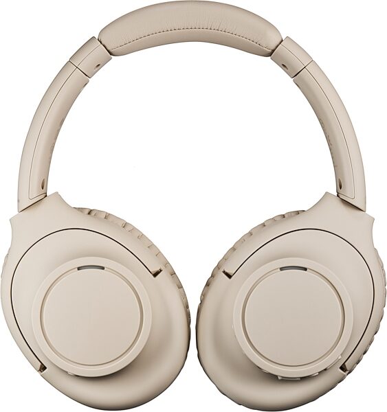 open zoom image for Audio-Technica ATH-S300BT Wireless Headphones, Beige, Action Position Back