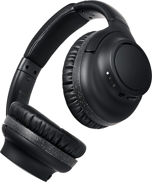 open zoom image for Audio-Technica ATH-S300BT Wireless Headphones, Black, Open Box (Like New), Action Position Back