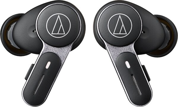open zoom image for Audio-Technica ATH-TWX7 Wireless Earbuds, Ash Black, Action Position Back