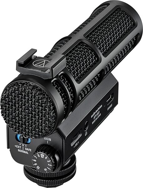open zoom image for Audio-Technica ATV-SG1 On-Camera Shotgun Microphone, Open Box (Like New), Action Position Back
