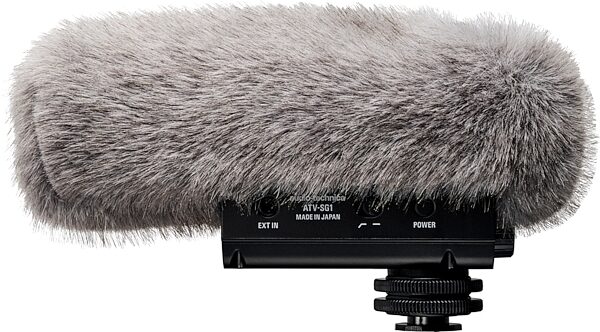 open zoom image for Audio-Technica ATV-SG1 On-Camera Shotgun Microphone, Open Box (Like New), Action Position Back
