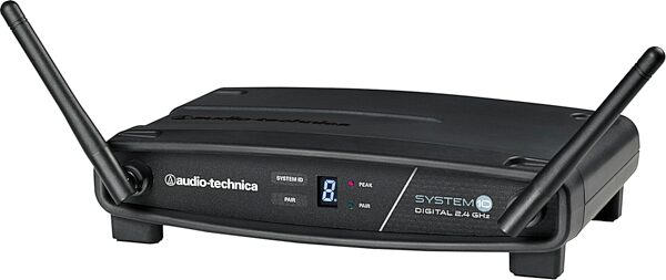 open zoom image for Audio-Technica ATW-1101/H92 System 10 Wireless Headset Microphone System, 2.4 GHz ISM Band, Black, Action Position Back