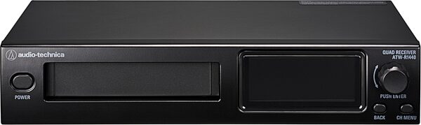 open zoom image for Audio-Technica ATW-1427 System 20 PRO Dual Desk Stand Transmitter Wireless System, New, Action Position Back