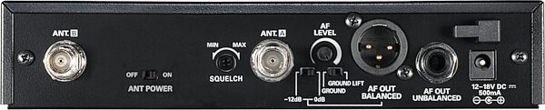 open zoom image for Audio-Technica ATW-2110c Wireless Bodypack System, Band I (487.125 - 506.500 MHz), Action Position Back