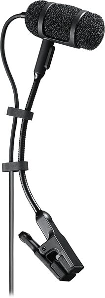 open zoom image for Audio-Technica PRO35 Cardioid Condenser Clip-on Instrument Microphone, Wired - XLR power module, Open Box (Like New), Action Position Back