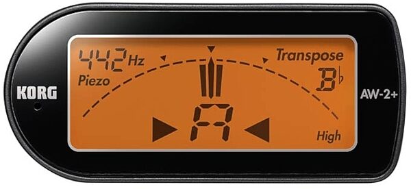 open zoom image for Korg AW-2PLUS Clip-On Orchestral Tuner, Front