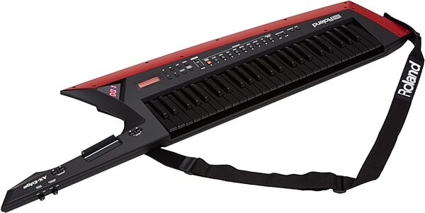 open zoom image for Roland AX-EDGE Keytar Synthesizer, Black, AX-EDGE-B, Action Position Front