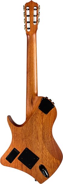 open zoom image for Cordoba Abasi Stage 7 Classical Acoustic-Electric Guitar (with Gig Bag), Acacia, Action Position Back