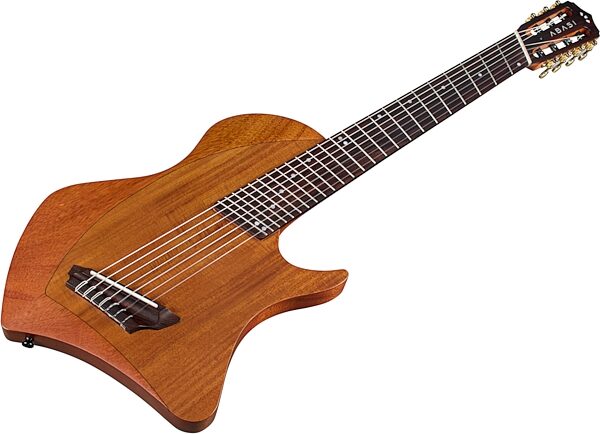 open zoom image for Cordoba Abasi Stage 7 Classical Acoustic-Electric Guitar (with Gig Bag), Acacia, Action Position Back