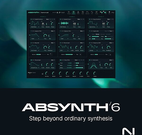 open zoom image for Native Instruments Absynth 6 Software Synthesizer, Digital Download, Main