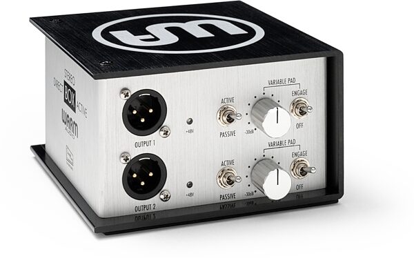 open zoom image for Warm Audio WA-DI-A2 Active Stereo Direct Box, New, Action Position Back