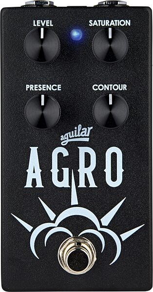 open zoom image for Aguilar Agro V2 Bass Overdrive Pedal, New, Action Position Back