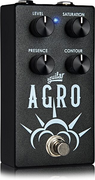 open zoom image for Aguilar Agro V2 Bass Overdrive Pedal, New, Action Position Back