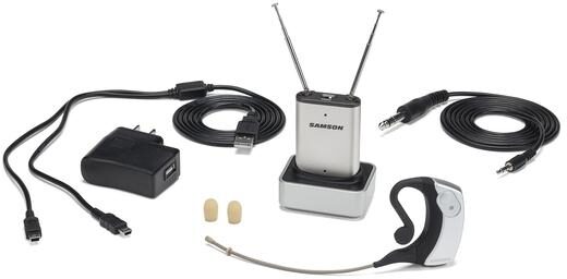open zoom image for Samson AirLine Micro Earset Wireless System, Channel K1 (489.050 MHz), All Components