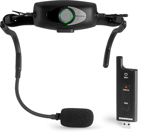 open zoom image for Samson AirLine XD USB Fitness Headset Wireless Microphone System, Open Box (Very Good), Action Position Back