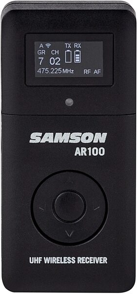 open zoom image for Samson AirLine Micro Pro Rechargeable Wireless Earset Microphone System, Band K (477.525 - 492.425 MHz), Open Box (Like New), Receiver
