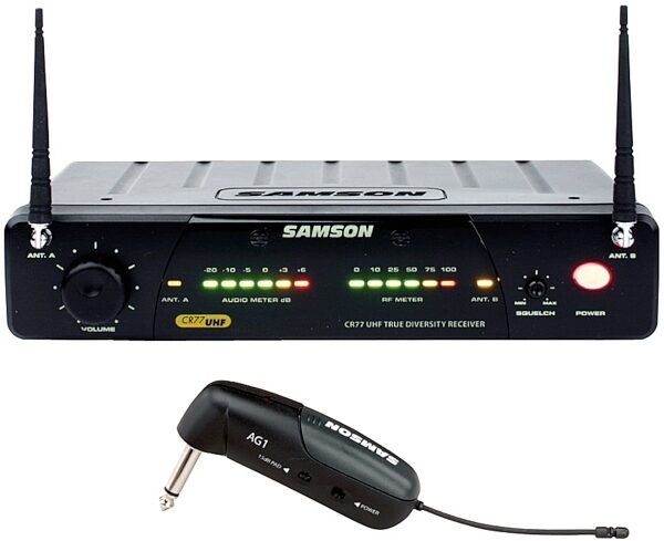 open zoom image for Samson Airline 77 UHF TD Wireless with AG1 Guitar Transmitter, Main