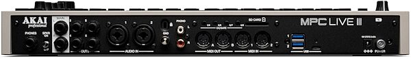 open zoom image for Akai MPC Live III Retro Edition Music Production Workstation, New, Action Position Back