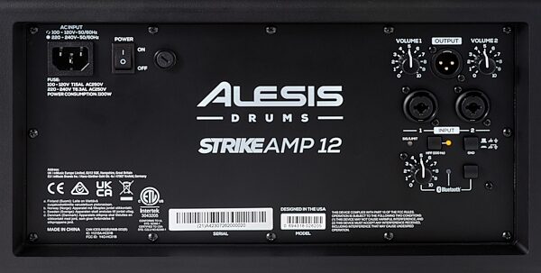 open zoom image for Alesis Strike Amp 12 MK2 Electronic Drum Amplifier, New, Action Position Back