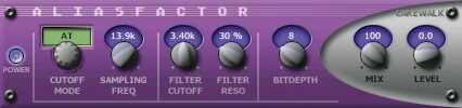 open zoom image for Cakewalk Software Project5 Soft Synth Workstation (Windows), Alias Factor