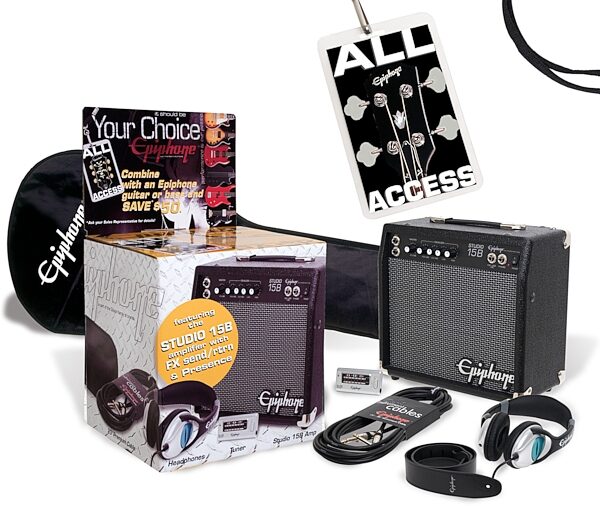 open zoom image for Epiphone All Access Bass Package for Thunderbird, Main
