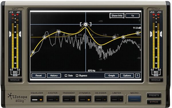 open zoom image for iZotope Alloy Mixing Channel Software (Mac and Windows), EQ