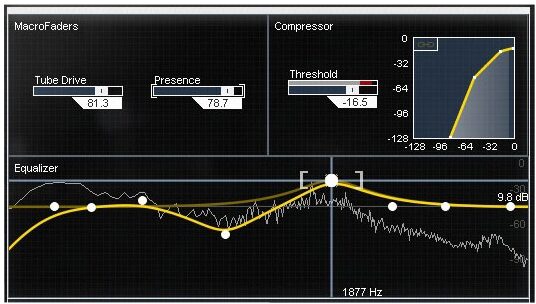 open zoom image for iZotope Alloy Mixing Channel Software (Mac and Windows), Macro Preset