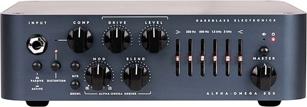 open zoom image for Darkglass Alpha-Omega AO500 Bass Amplifier Head (500 Watts), New, Action Position Back