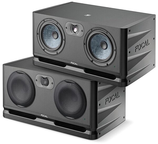 open zoom image for Focal Alpha Twin EVO Powered Studio Monitor, Black, Dual 6.5 inch, view