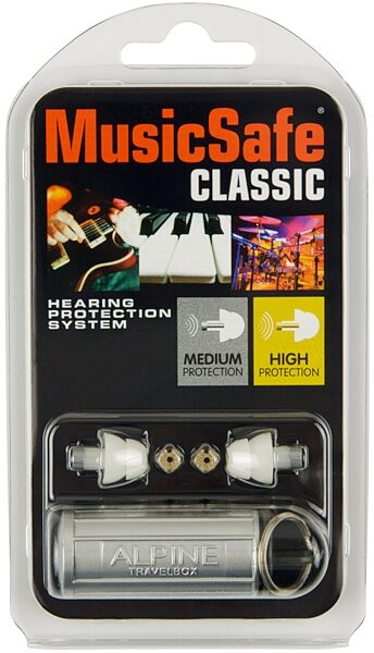 open zoom image for Alpine Hearing Protection MusicSafe Classic Ear Plugs, Main