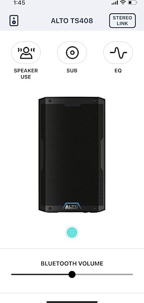 open zoom image for Alto Professional TS408 Powered Loudspeaker, Single, Action Position Back