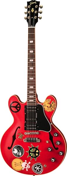 open zoom image for Gibson Alvin Lee Big Red ES335 Electric Guitar (with Case), Main