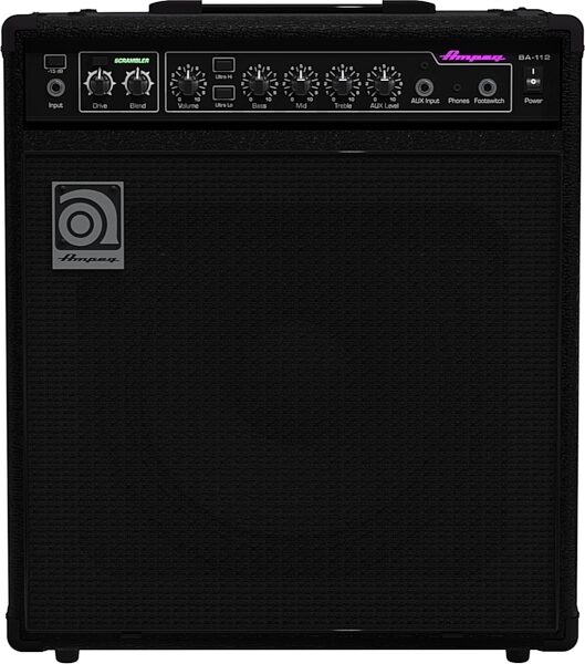 open zoom image for Ampeg BA-112v2 Bass Combo Amplifier, Turned On
