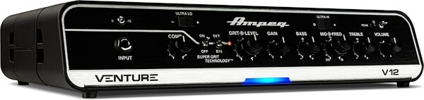 open zoom image for Ampeg Venture V12 Bass Guitar Amplifier Head (1200 Watts), New, Action Position Back