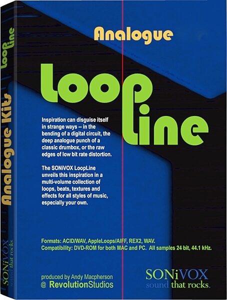 open zoom image for SONiVOX LoopLine Analogue Kits Loop Library, Main