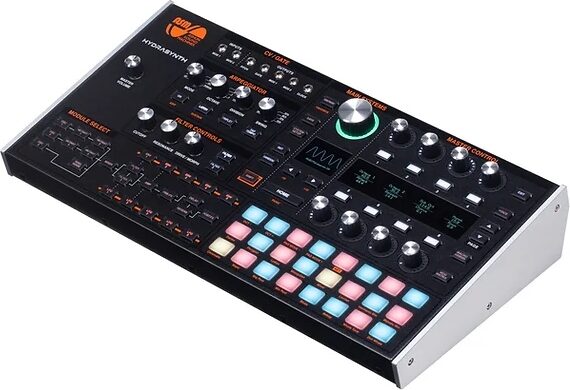 open zoom image for ASM Ashun Sound Machines Hydrasynth Desktop/Rack Synthesizer, New, Angle